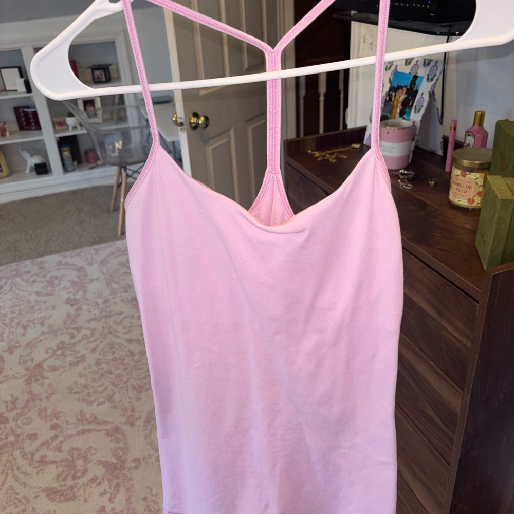 Lululemon Athletica Pink Backless Sleeveless Camisole